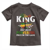 Black Pride Toddler T Shirt Black King The Most Powerful Piece In The Game