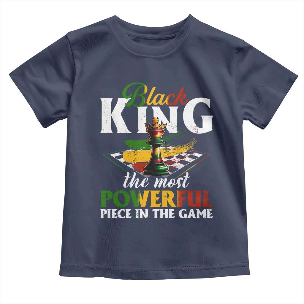 Black Pride Toddler T Shirt Black King The Most Powerful Piece In The Game