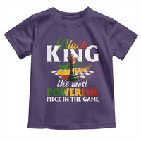 Black Pride Toddler T Shirt Black King The Most Powerful Piece In The Game