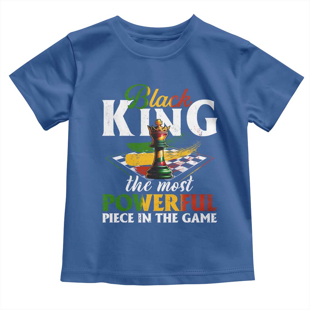 Black Pride Toddler T Shirt Black King The Most Powerful Piece In The Game