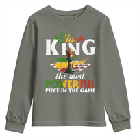 Black Pride Youth Sweatshirt Black King The Most Powerful Piece In The Game