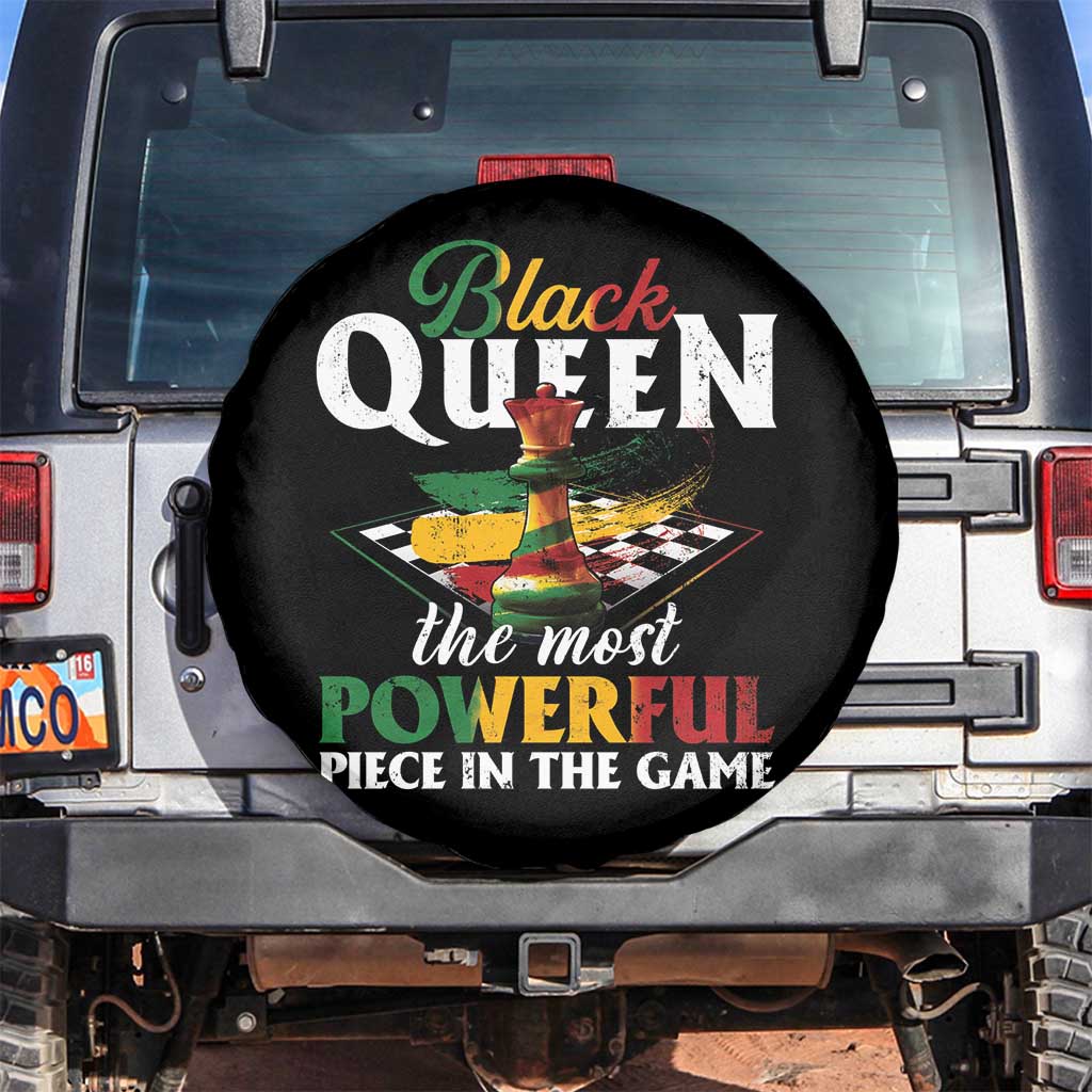 Black Pride Spare Tire Cover Black Queen The Most Powerful Piece In The Game