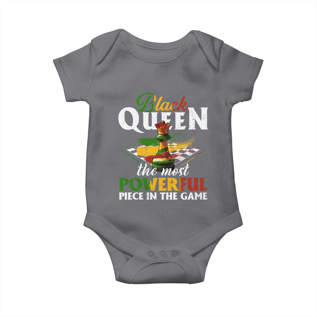 Black Pride Baby Onesie Black Queen The Most Powerful Piece In The Game