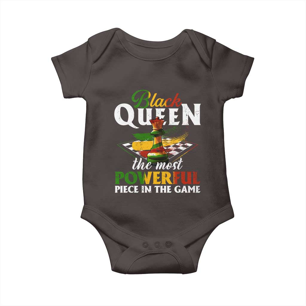 Black Pride Baby Onesie Black Queen The Most Powerful Piece In The Game