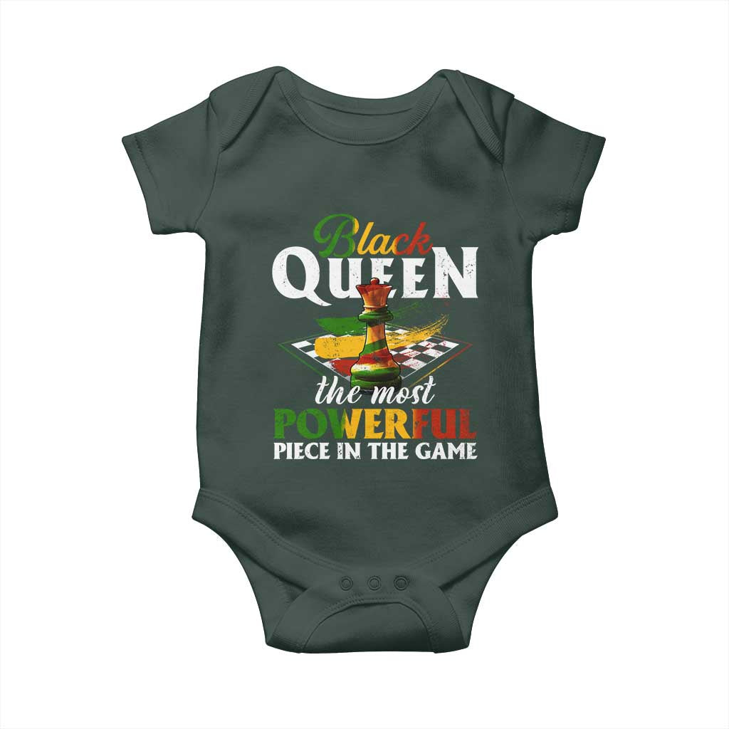 Black Pride Baby Onesie Black Queen The Most Powerful Piece In The Game