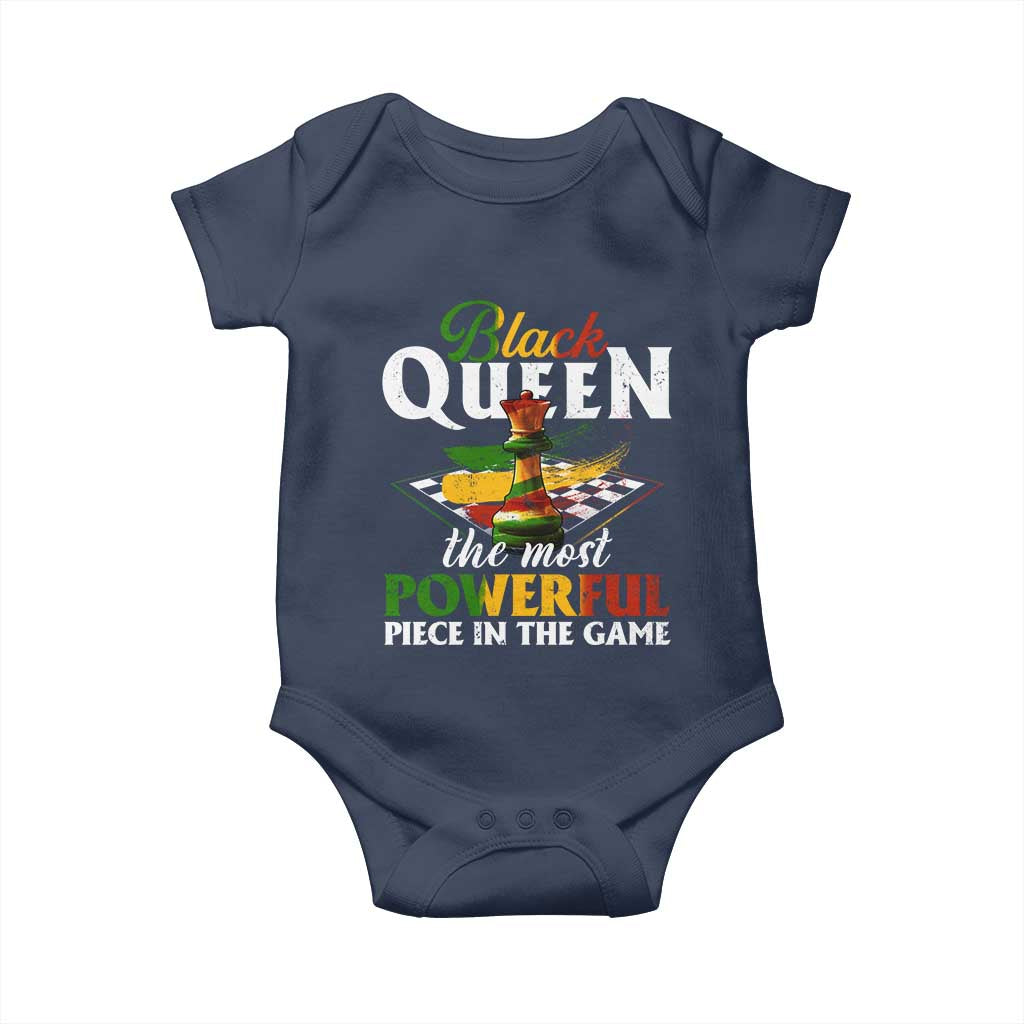 Black Pride Baby Onesie Black Queen The Most Powerful Piece In The Game