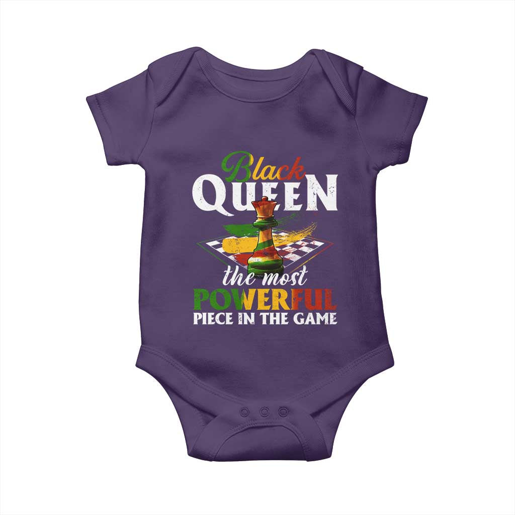 Black Pride Baby Onesie Black Queen The Most Powerful Piece In The Game
