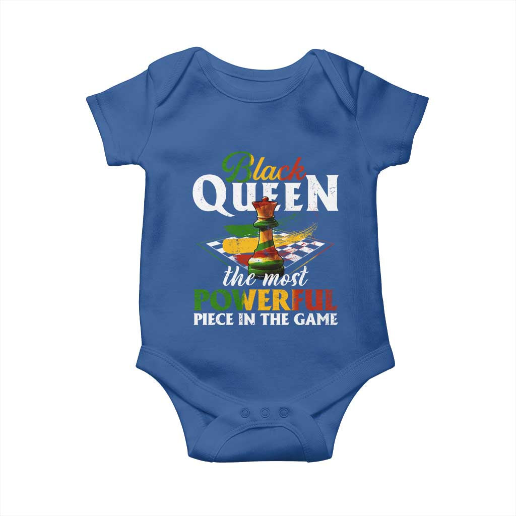 Black Pride Baby Onesie Black Queen The Most Powerful Piece In The Game