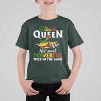 Black Pride T Shirt For Kid Black Queen The Most Powerful Piece In The Game