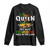 Black Pride Long Sleeve Shirt Black Queen The Most Powerful Piece In The Game