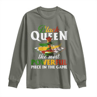 Black Pride Long Sleeve Shirt Black Queen The Most Powerful Piece In The Game