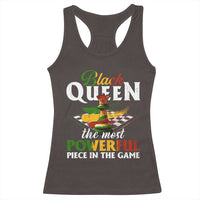 Black Pride Racerback Tank Top Black Queen The Most Powerful Piece In The Game