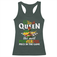Black Pride Racerback Tank Top Black Queen The Most Powerful Piece In The Game