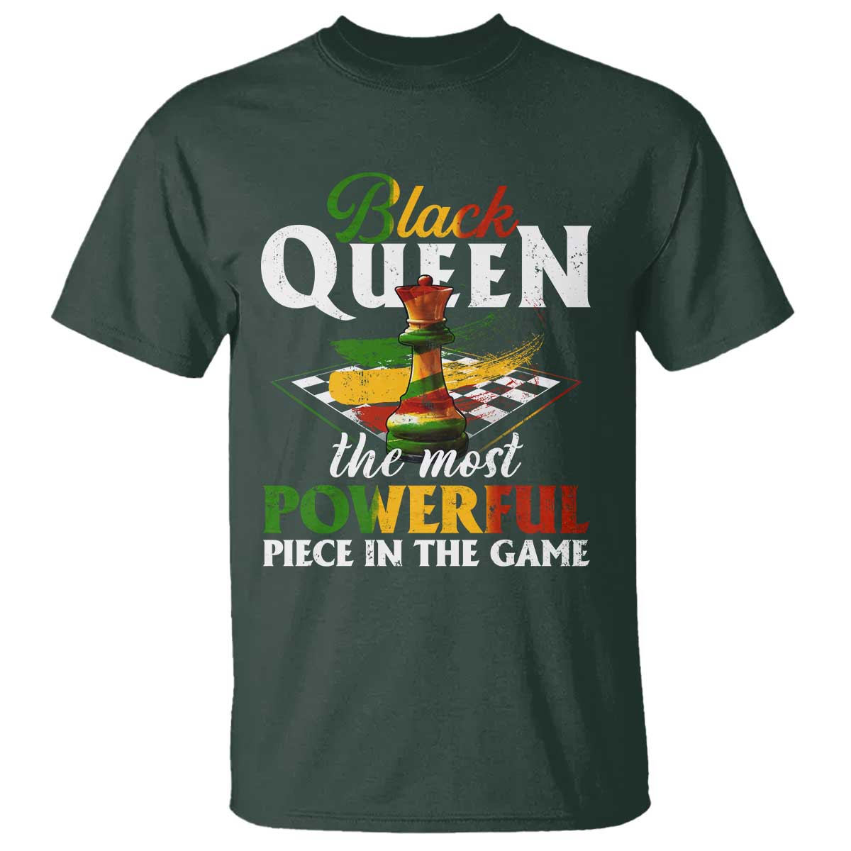 Black Pride T Shirt Black Queen The Most Powerful Piece In The Game