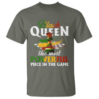Black Pride T Shirt Black Queen The Most Powerful Piece In The Game