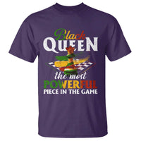Black Pride T Shirt Black Queen The Most Powerful Piece In The Game