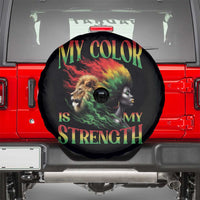 Black Pride Spare Tire Cover My Color Is My Strength African American Women Lion