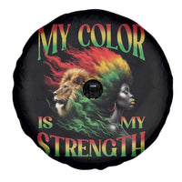 Black Pride Spare Tire Cover My Color Is My Strength African American Women Lion