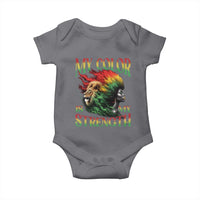 Black Pride Baby Onesie My Color Is My Strength African American Women Lion