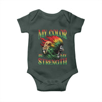 Black Pride Baby Onesie My Color Is My Strength African American Women Lion