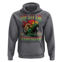Black Pride Hoodie My Color Is My Strength African American Women Lion