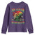 Black Pride Youth Sweatshirt My Color Is My Strength African American Women Lion