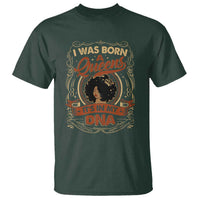 Black Women Pride T Shirt I Was Born A Queen It's In My DNA