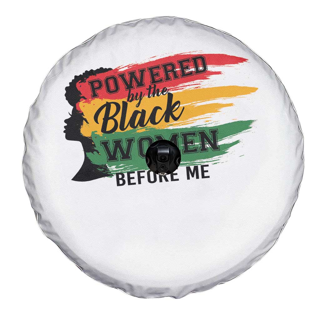 Powered By The Black Women Before Me Spare Tire Cover