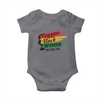 Powered By The Black Women Before Me Baby Onesie