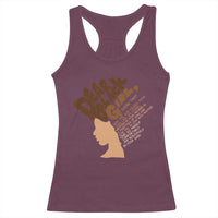 Dear Black Girl Black Women Pride Racerback Tank Top