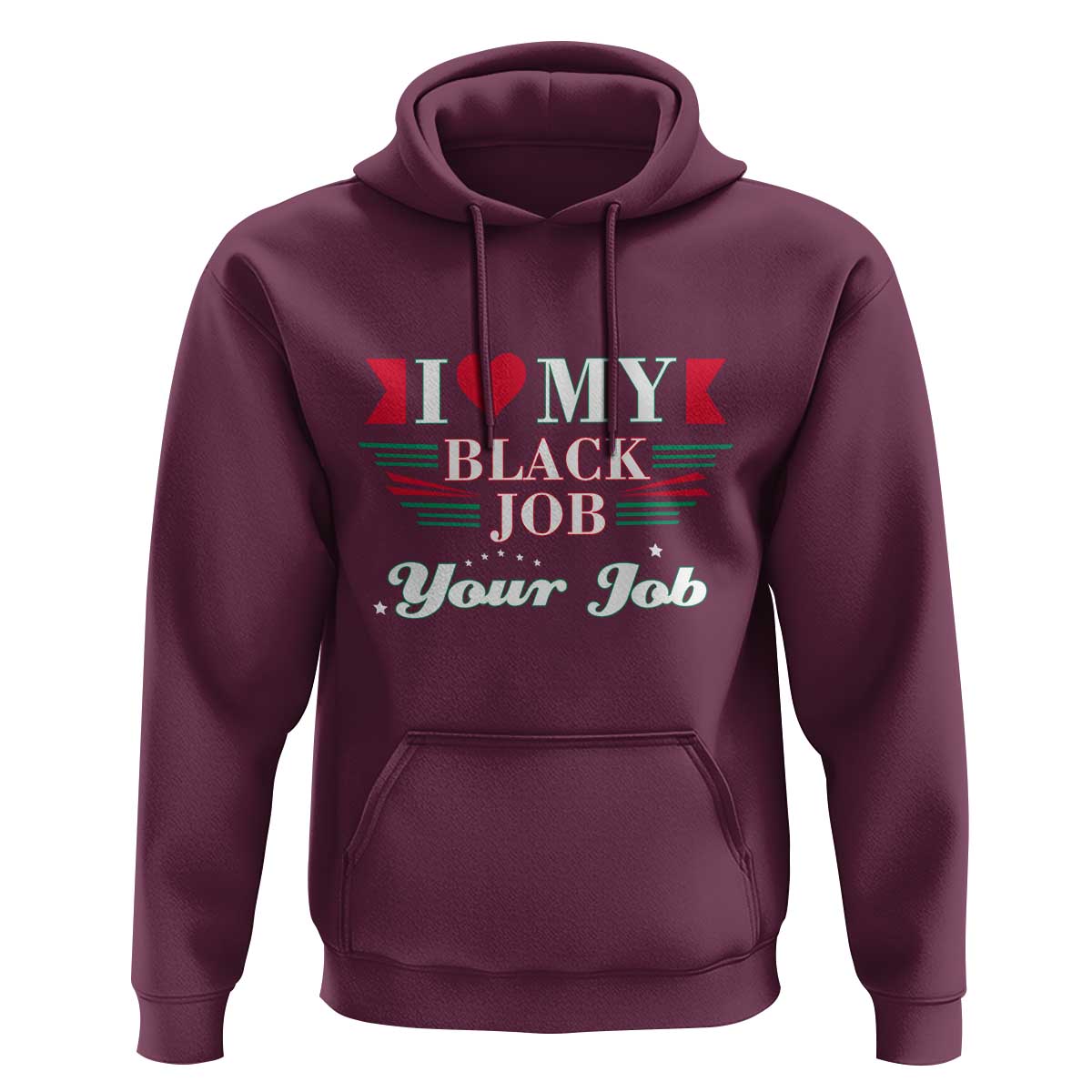 Personalized Black Jobs Hoodie Custom Job I Love My Black Job