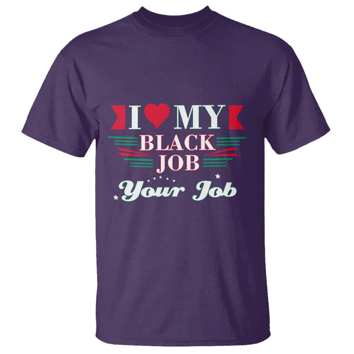 Personalized Black Jobs T Shirt Custom Job I Love My Black Job