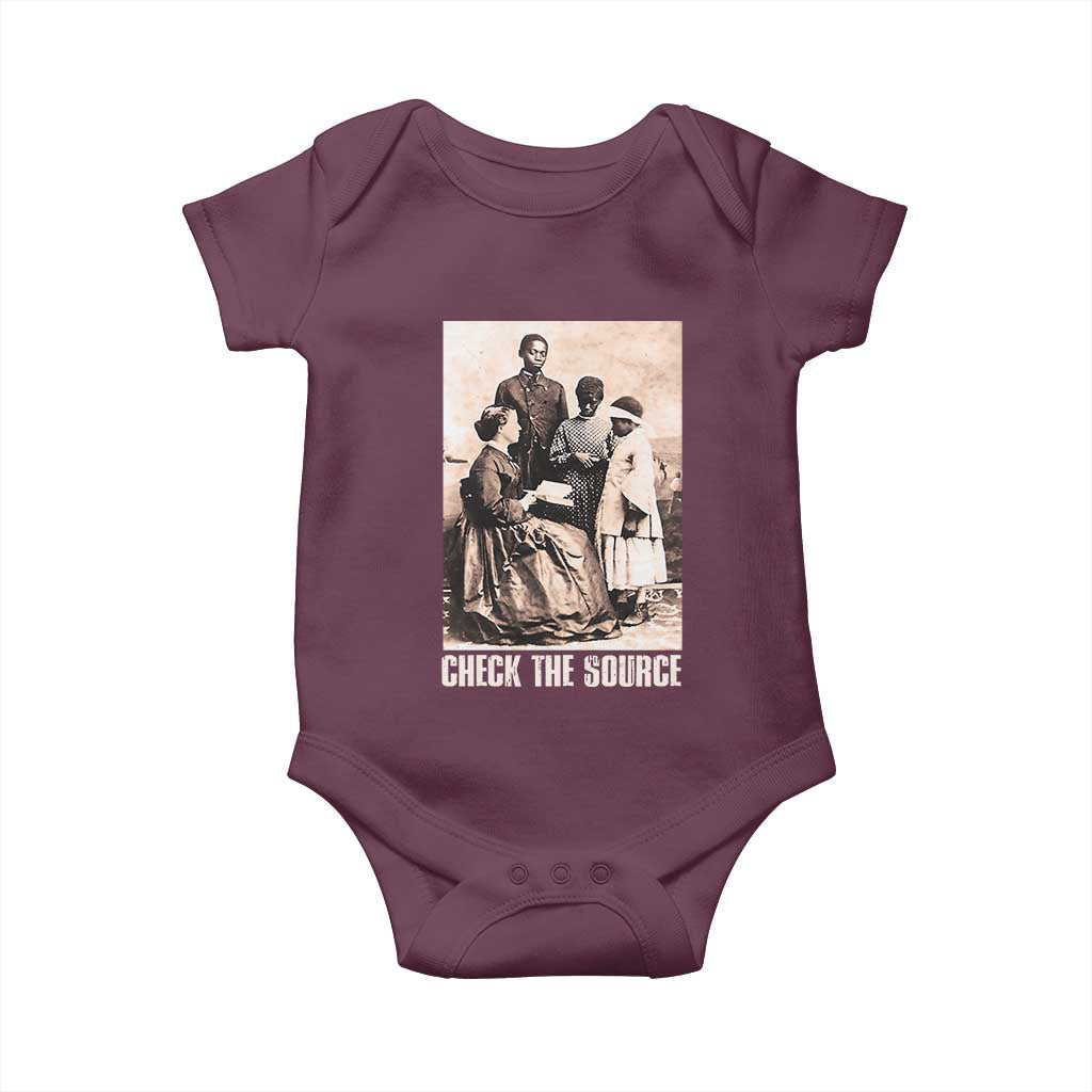 Black History Baby Onesie Check the Source African American