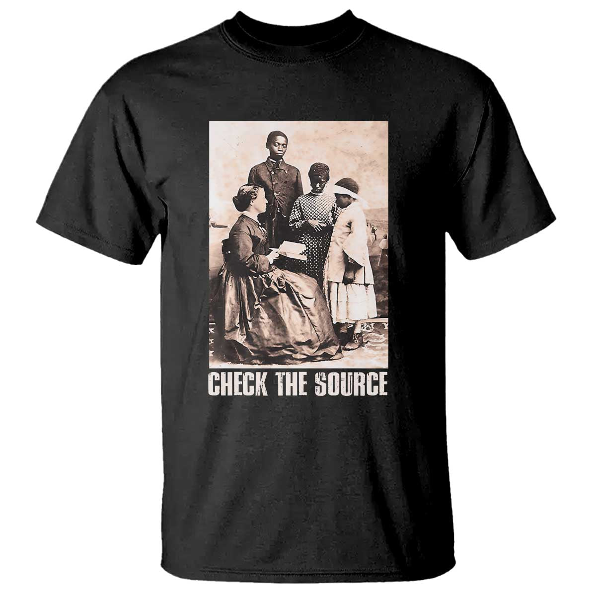 Black History T Shirt Check the Source African American
