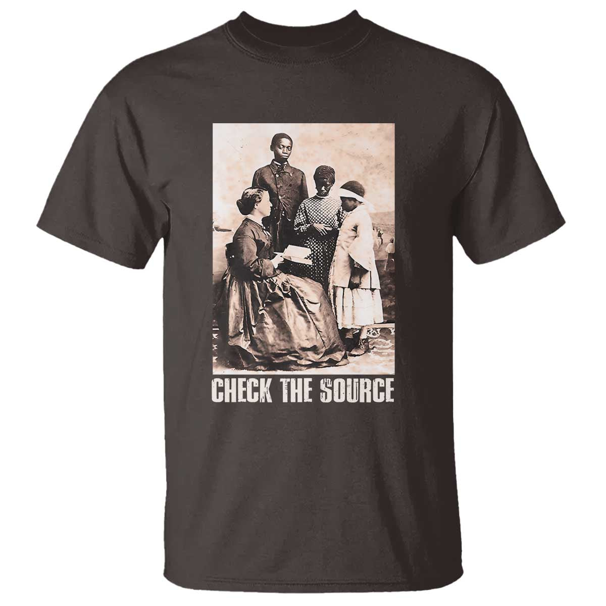 Black History T Shirt Check the Source African American