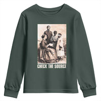 Black History Youth Sweatshirt Check the Source African American