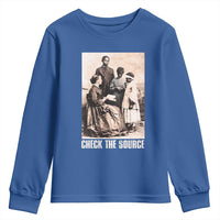 Black History Youth Sweatshirt Check the Source African American