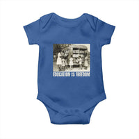 Education Is Freedom Baby Onesie Black Educator Bookish Black History Month