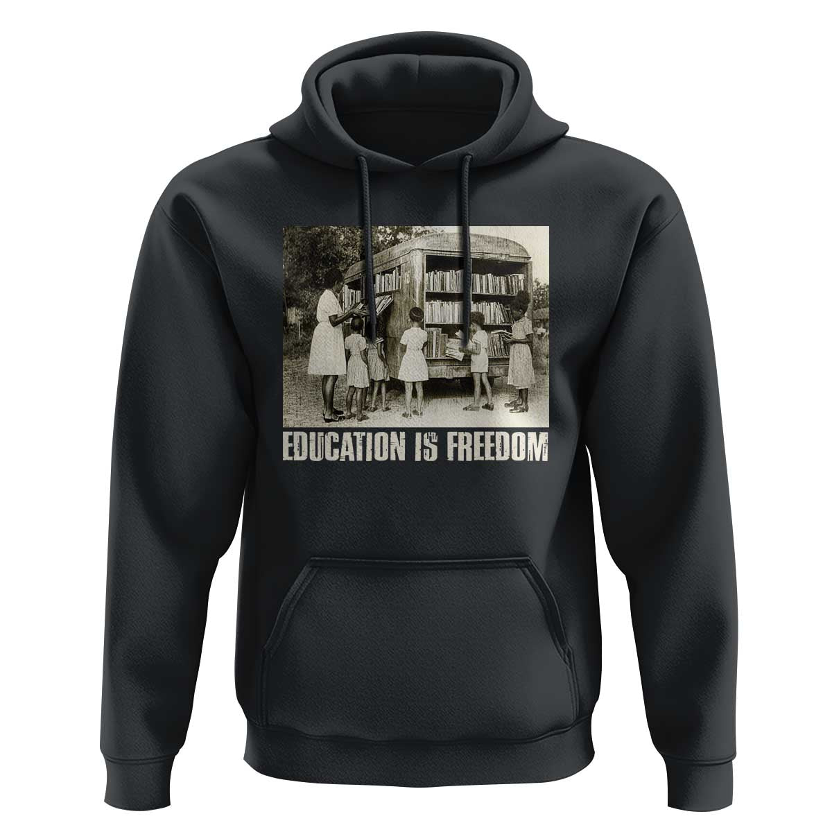 Education Is Freedom Hoodie Black Educator Bookish Black History Month