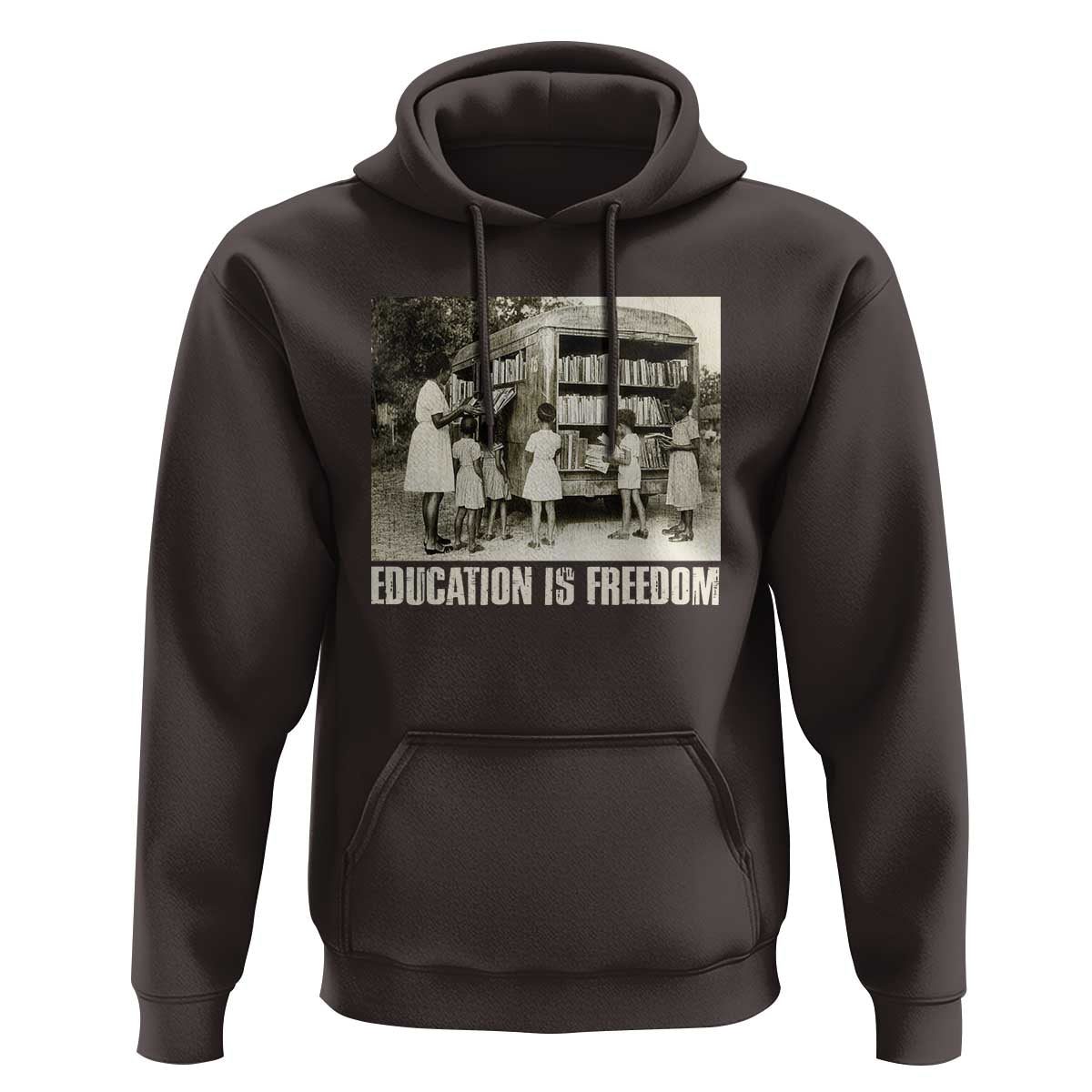 Education Is Freedom Hoodie Black Educator Bookish Black History Month