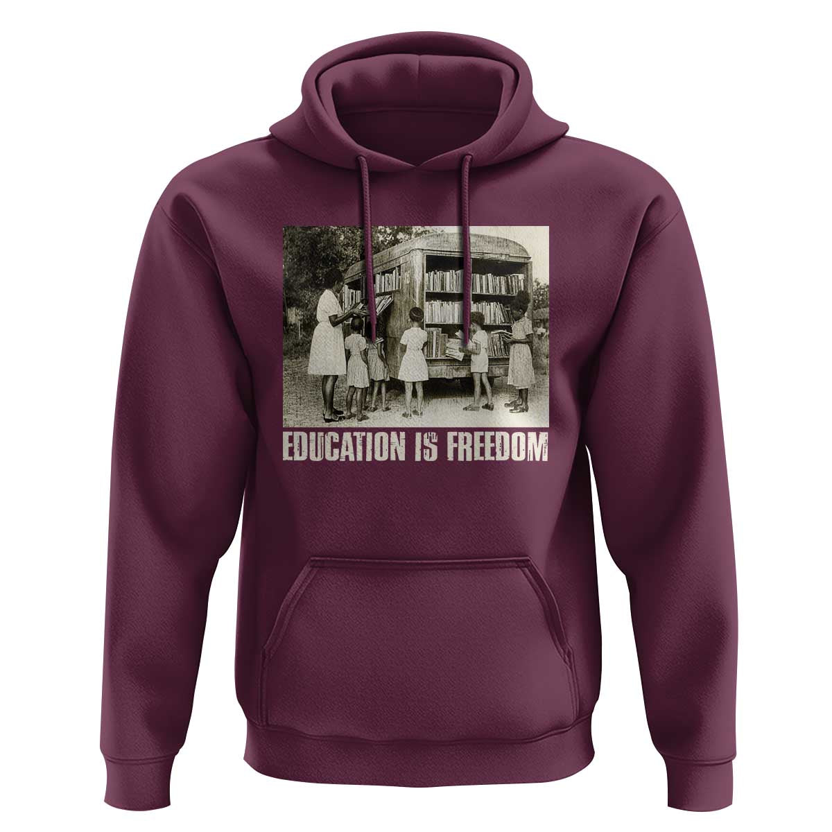 Education Is Freedom Hoodie Black Educator Bookish Black History Month