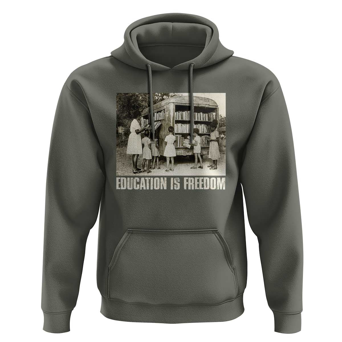 Education Is Freedom Hoodie Black Educator Bookish Black History Month