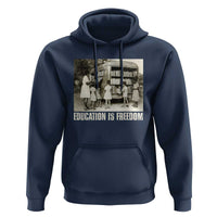 Education Is Freedom Hoodie Black Educator Bookish Black History Month