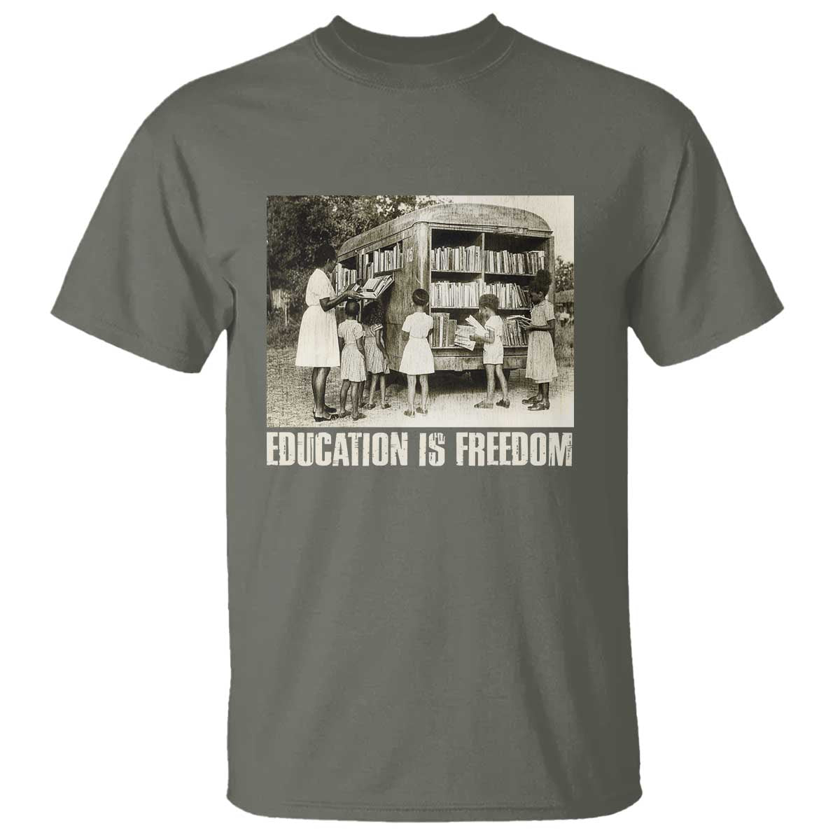 Education Is Freedom T Shirt Black Educator Bookish Black History Month