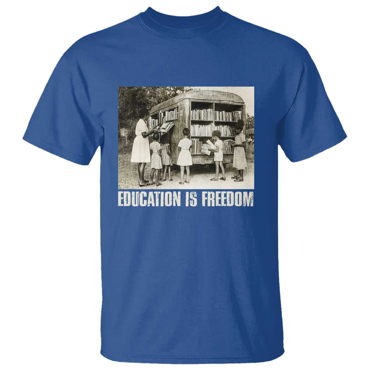 Education Is Freedom T Shirt Black Educator Bookish Black History Month