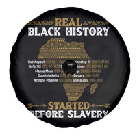 Real Black History Started Before Slavery Spare Tire Cover
