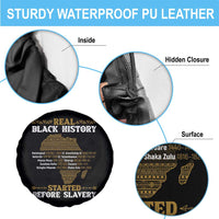 Real Black History Started Before Slavery Spare Tire Cover