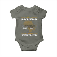 Real Black History Started Before Slavery Baby Onesie