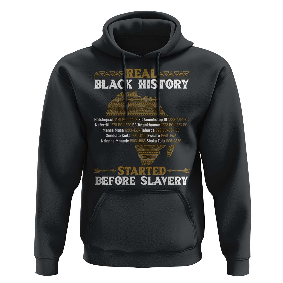 Real Black History Started Before Slavery Hoodie