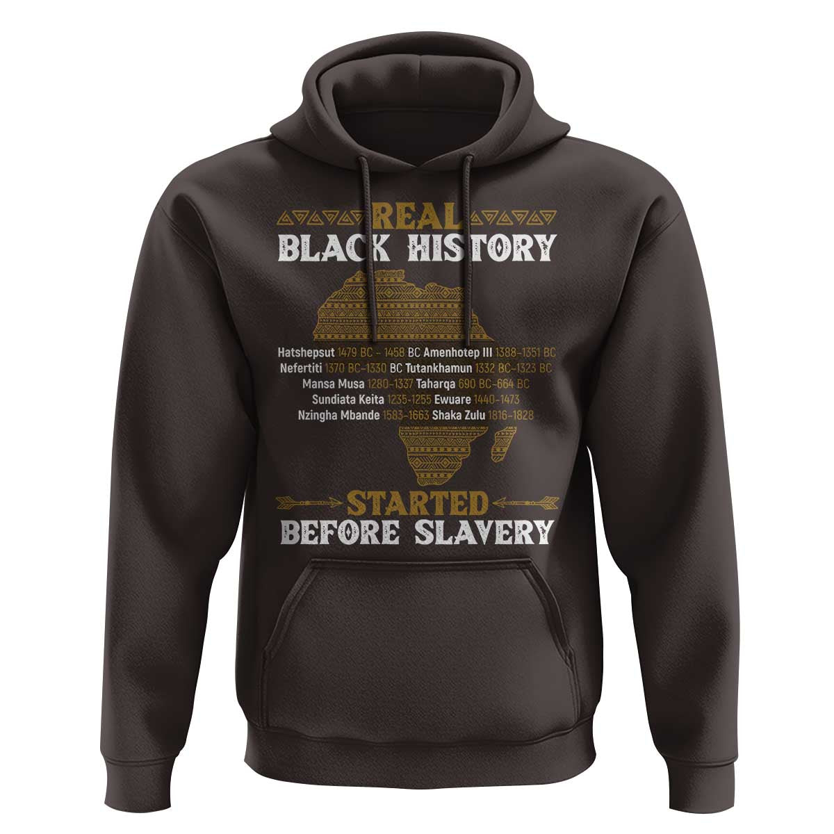 Real Black History Started Before Slavery Hoodie